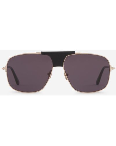 Tom Ford Tex Aviator Sunglasses - Purple