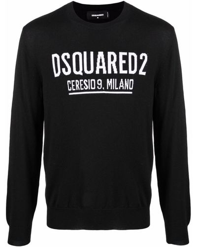 DSquared² Ceresio 9 Cotton Sweater - Black