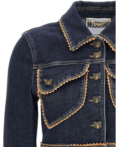 Moschino Blue Denim Jacket