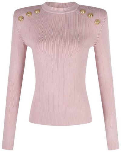 Balmain Sweaters - Pink