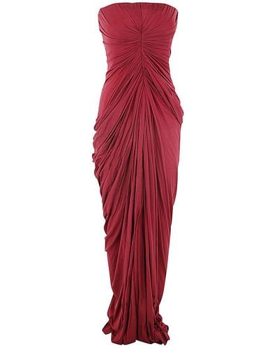 Rick Owens Radiance Bustier Gown - Red