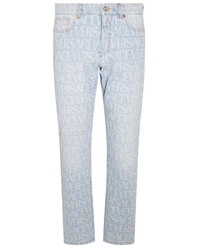 Versace Light Cotton Jeans - Blue
