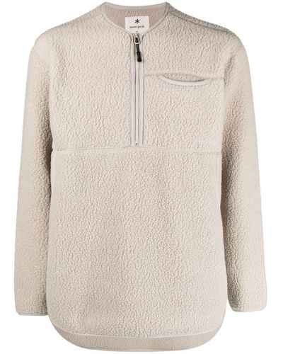 Snow Peak Recycled Polyester Sweater - Natural