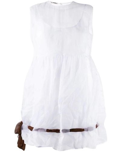 Miu Miu Dress Organdi' - White