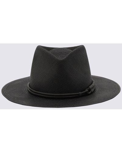Brunello Cucinelli Fedora Hat - Black