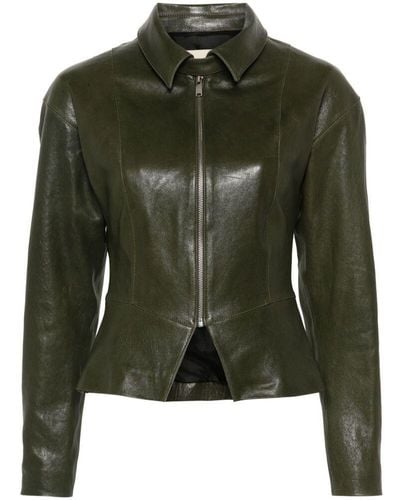 Paloma Wool Leather Outerwears - Green