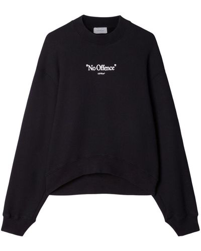 Off-White c/o Virgil Abloh Cotton Sweatshirt - Black