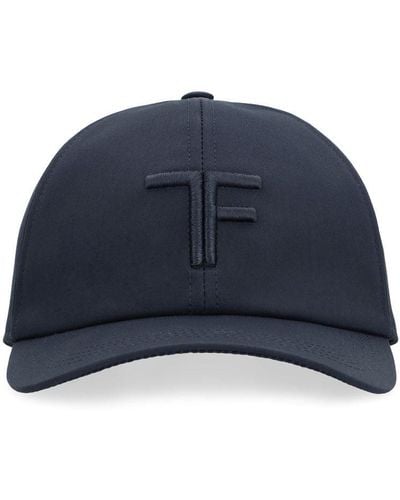 Tom Ford Logo Embroidery Baseball Cap - Blue