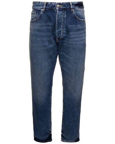 ICON DENIM Jeans Regular Corto - Blue
