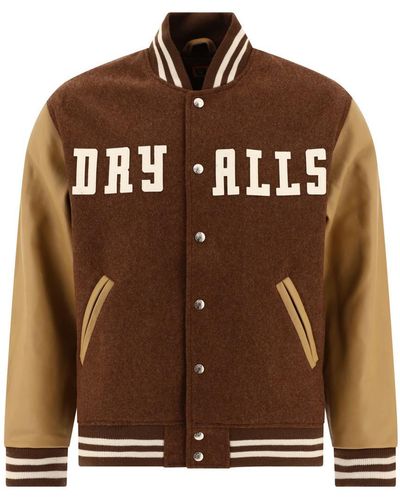 Human Made Varsity Bomber Jacket - Brown