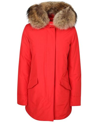 Woolrich Arctic Parka Fur Racoon - Red