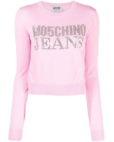 Moschino Jeans Jumpers - Pink