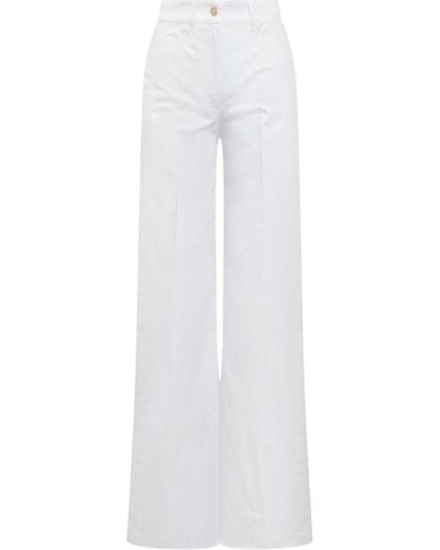 The Seafarer Palace Trousers - White