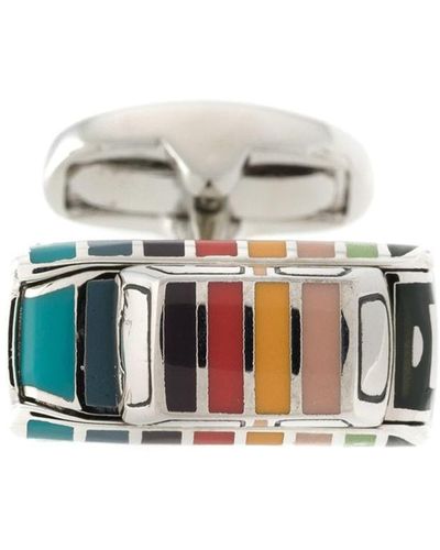 Paul Smith Logoed Cufflinks - White