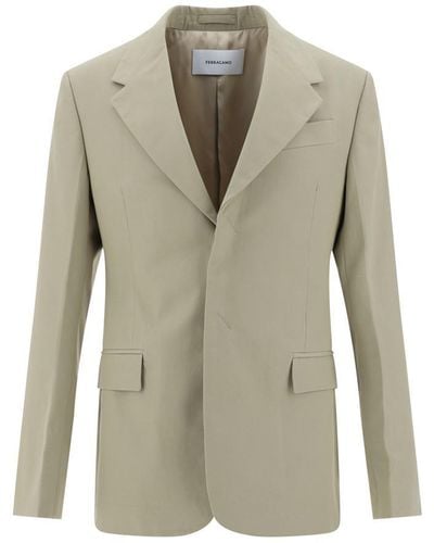 Ferragamo Blazers E Vests - Grey