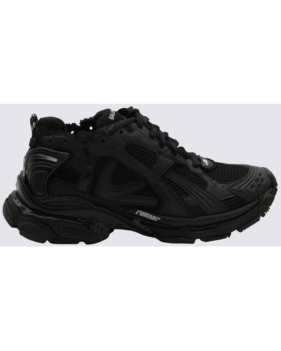 Balenciaga Black Tech Runner Sneakers
