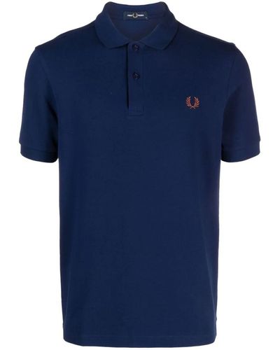 Fred Perry Fp Plain Shirt Clothing - Blue