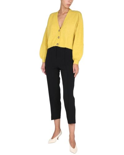 MICHAEL Michael Kors Cropped Trousers - Yellow