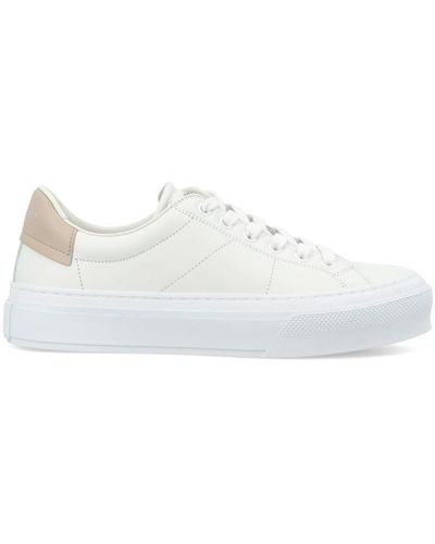 Givenchy City Sport Lace-Up Sneakers - White