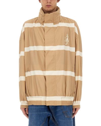 JW Anderson Jacket With Logo - Natural