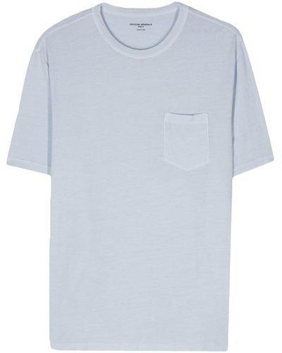 Officine Generale Chest-pocket T-shirt - Blue