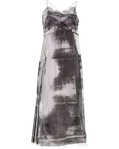 Maison Margiela Freeze-frame Dresses - Grey