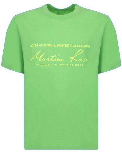 Martine Rose T-Shirts - Green