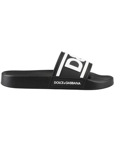 Dolce and gabbana mens slippers hot sale