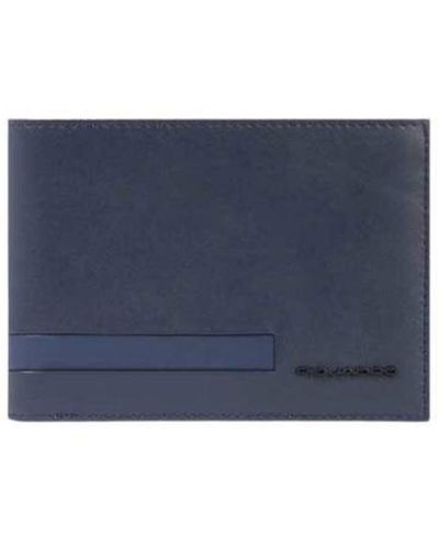 Piquadro Leather Wallet Accessories - Blue
