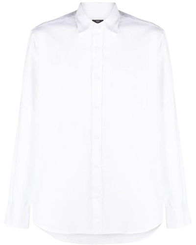 Peserico Long-sleeve Cotton Shirt - White