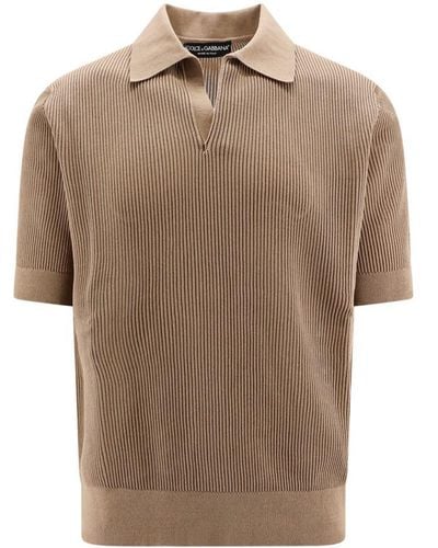 Dolce & Gabbana Polo Shirt - Brown