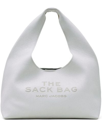 Marc Jacobs The Sack Leather Shoulder Bag - Grey