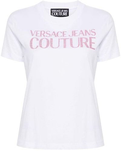 Versace T-Shirt With Logo - White