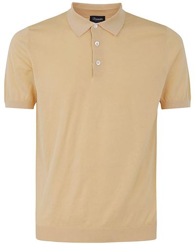 Drumohr Polo Jumper Clothing - Natural