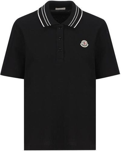Moncler T-Shirts And Polos - Black