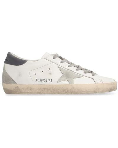 Golden Goose Super-Star Leather Trainers - White