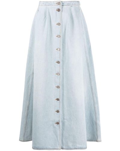 Blue ERL Skirts for Women | Lyst