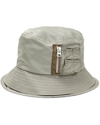 Sacai "Pocket" Bucket Hat - Gray