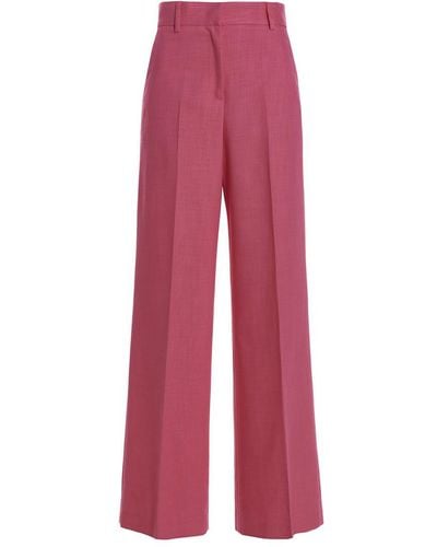 MSGM Loose Leg Trousers - Red