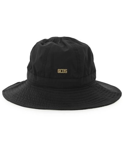 Gcds Nylon Bucket Hat - Black
