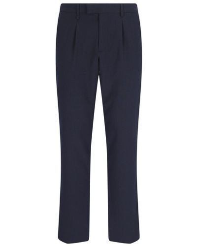 Paul Smith Check Trousers - Blue
