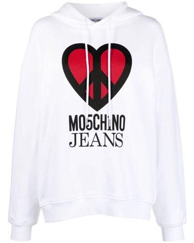 Moschino Jeans Sweatshirts - White