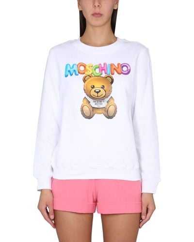 Moschino Teddy Bear Sweatshirt - White