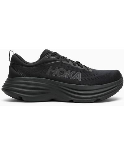 Hoka One One One One Bondi 8 Mesh Low-top Sneakers - Black