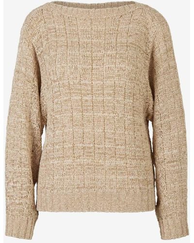 Loro Piana Silk Knit Sweater - Natural