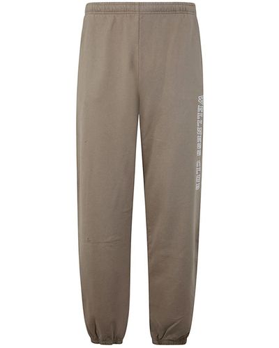 Sporty & Rich Wellness Club Flocked Sweatpant Clothing - Natural