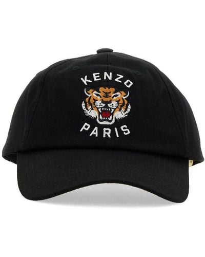 KENZO "tiger" Baseball Hat - Black