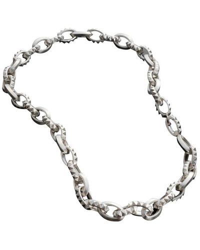 LEONY Chain Smooth And Studded Accessories - Metallic