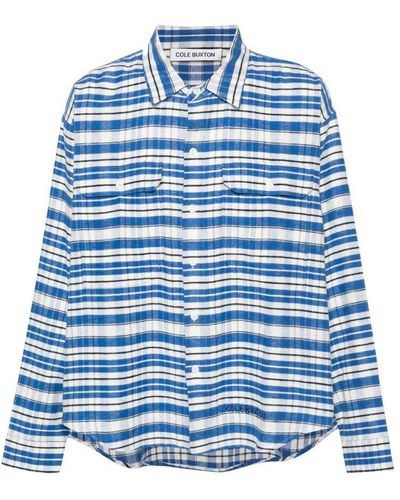 Cole Buxton Shirts - Blue