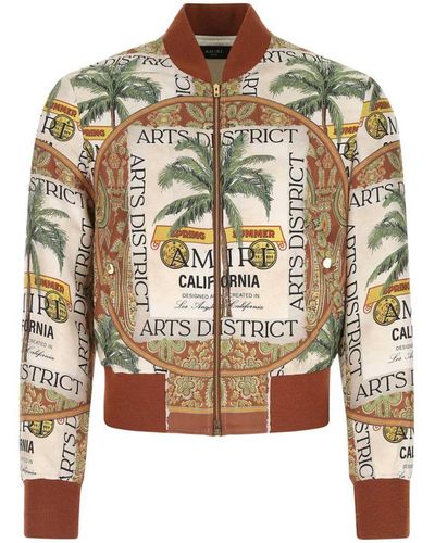Amiri Rum Label Printed Jacket - Multicolour